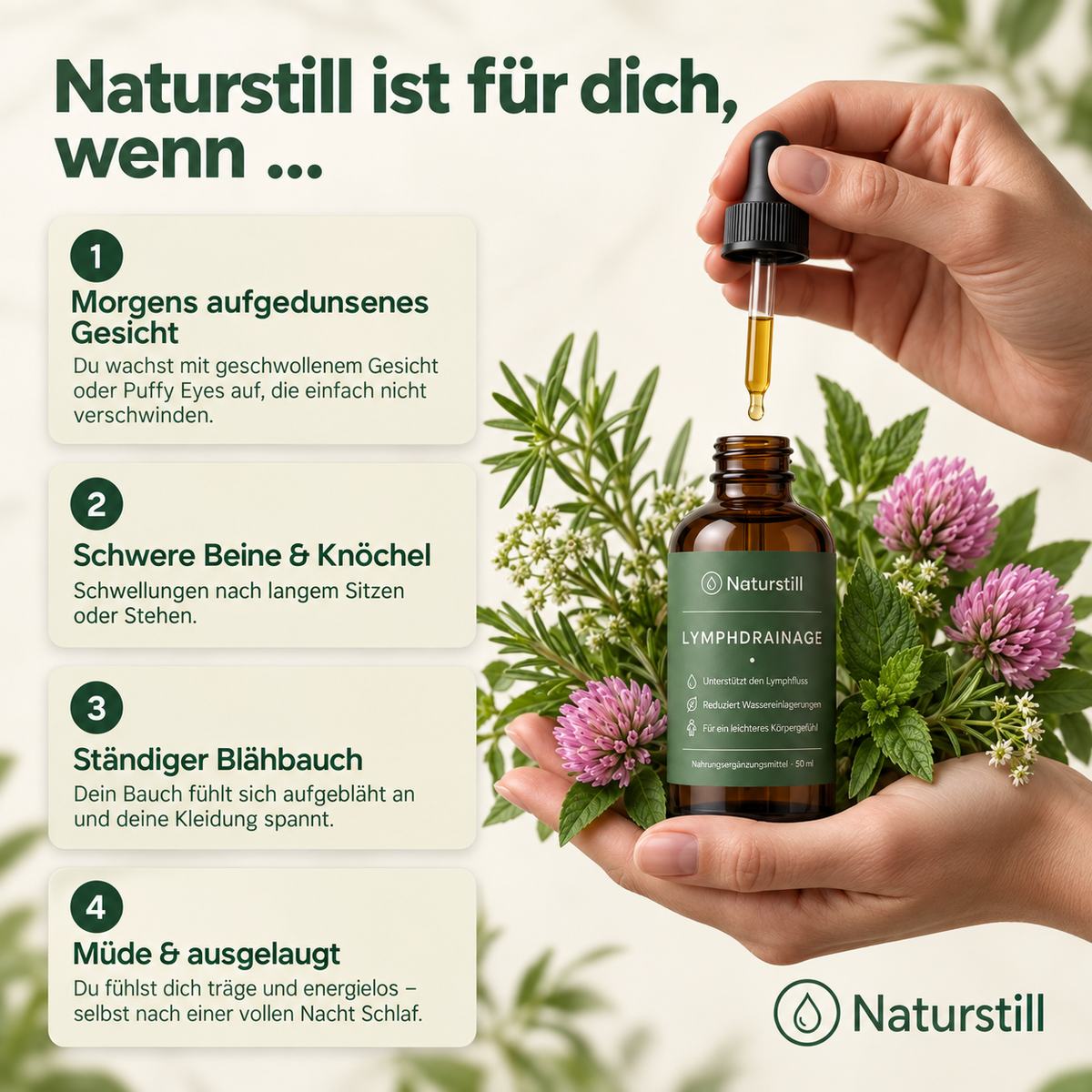 Naturstill – Weniger Schwellungen & Blähbauch