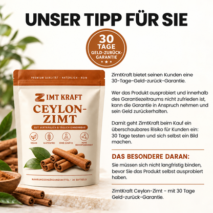 Ceylon Cinnamon 7200mg Equivalent with MCT Oil